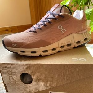 On cloud cloudnova form sneakers shoes size 9 women color rose brown/orchid